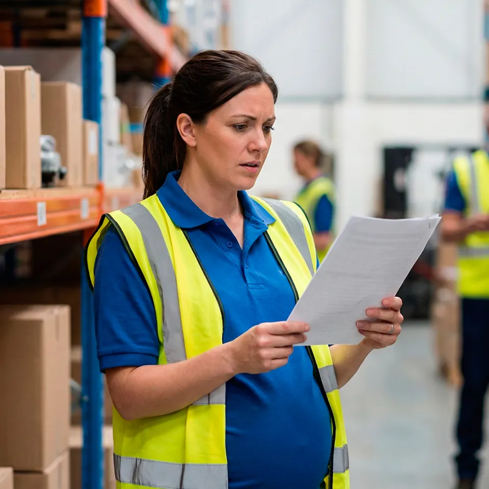 La trabajadora embarazada y el ERTE